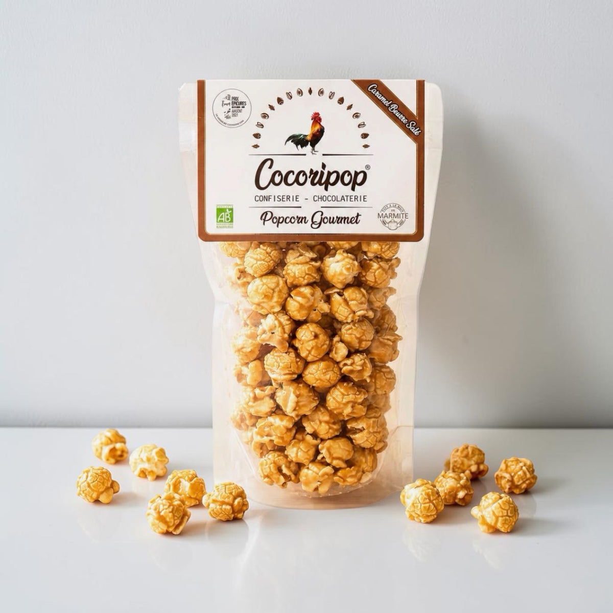 Popcorn Caramel Beurre Salé BIO – Cocoripop