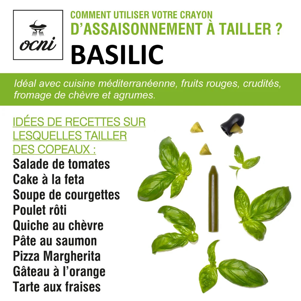 Coffret Découverte BIO – 3 Crayons d’Assaisonnement OCNI Factory