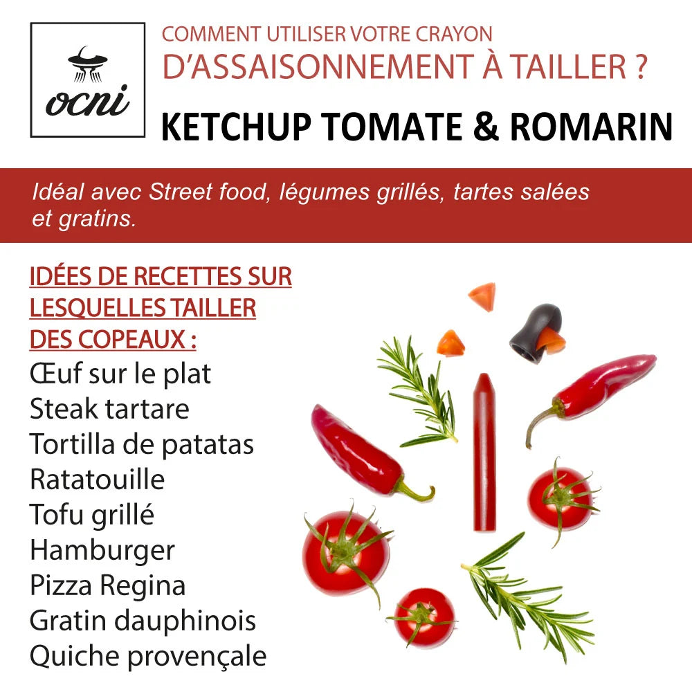 Coffret Duo Ketchup Tomate & Romarin + Moutarde Douce au Curry – OCNI