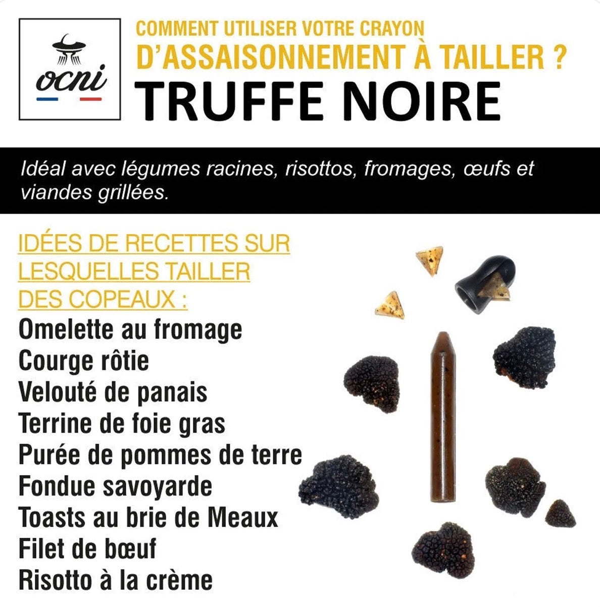 Coffret 3 Crayon à Tailler - Truffe Noire, Basilic Bio et Cèpe