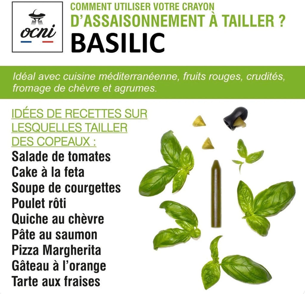 Coffret 3 Crayon à Tailler - Truffe Noire, Basilic Bio et Cèpe