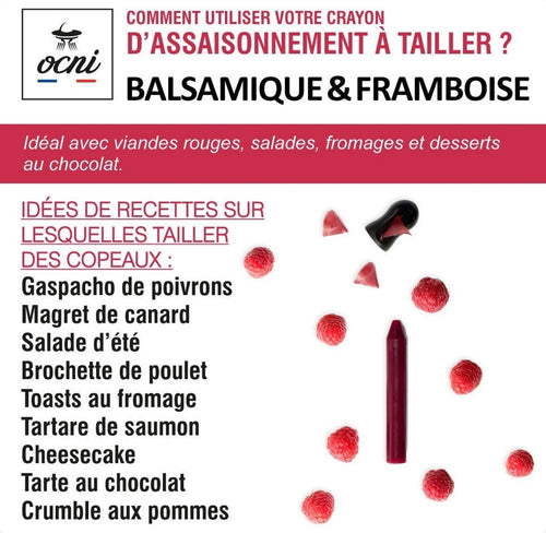 Coffret 3 Crayon à Tailler - Balsamique Framboise, Citron Confit et Truffe Noire